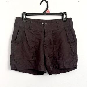 Apt. 9 | Women’s Dark Gray Casual Linen Rayon Shorts Size 4